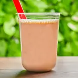 濃厚バナナジュース（【自家製もっちりベーグル】ベーグルカフェZERO）