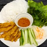 BUN CUON THIT NUONG焼き豚肉ビーフンロール（Xin Chao Viet Nam Ikebukuro）
