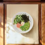 【激うま】アボカド明太子マヨ丼(아보카도명란마요덮밥)（삼청당三青堂 韓国プレミアムキンパ専門店）