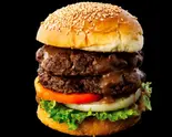 神戸牛ダブルバーガー(単品)（【神戸牛 麓の宮ステーキ＆バーガー】千日前店）