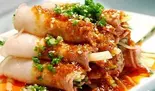 豚肉のニンニクソースかけ(東北餃子楼)