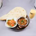 1種カレーセット/1 Curry Set with Salad(インドダイニングサンライズ上永谷店)