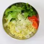 道産名物ラーメンサラダ（1キロ飯工房 食らいやがれ 平岸店）
