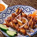 サテの盛り合わせ Assorted Sate(タイ・インド料理のお店 ALMOND TREE)