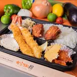 エビから弁当 Shrimp and Fried Chicken Bento Box（からコロ屋）