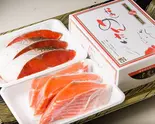 寿司屋の【未調理品】鮭・明太子セット Salmon, Spicy Fish Roe Set(THE 三友 KITCHEN)