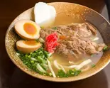 味玉ソーキそば Marinated Soft-Boiled Egg Soki-Soba(ハモニカ・クイナ)