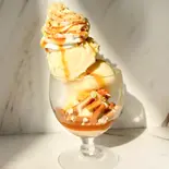 キャラメルプレッツェルパフェ（CREABeeICECREAM）
