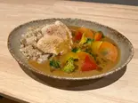 【鶏むね野菜たっぷり】和風だしカレー(421kal)（人と地球に優しいカフェ はぐくみ）