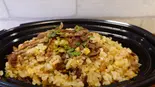 ジビエ鹿肉ガーリックライス（Tayu Cafe）