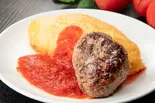 肉厚国産牛ハンバーグ＆オムライスSet(ケチャップライス)（日本一こだわり卵のオムライス 心斎橋店）