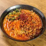 ピリ辛冷やし担々麺 Spicy Cold Dandan noodles（汁なし担々麺まずはこれ辛 早稲田店）