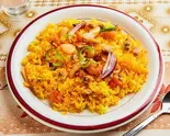 シーフードビリヤニ/Seafood Biryani（インドレストラン サパナ）