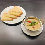グリーンカレー・チーズナン/GREEN CURRY・CHEESENAAN（アジアンダイニング＆バー ディープサン DEEP SUN）