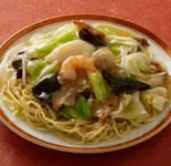 長崎太麺皿うどん（横浜中華食堂）