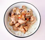 スペアリプの蒸しご飯(香港物語スイーツ)