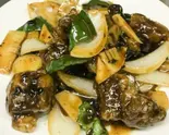 豚のスペアリブトウチー炒め（中華料理 点心楼台北博多駅南店）