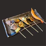 焼き魚串盛り合わせ（魚串さくらさく 人形町店）