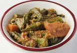 ビンディマサラカレー Bhindi Masala Curry(インドレストラン ガンジス あべのキューズタウン店)