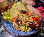 ソムタムプーバーラー (パパイヤサラダ) ส้มตำปูปลาร้า/ Som Tum Poo-Pla（Bangkok77）