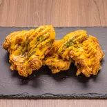ハニーマスタードチキン(骨付き/半羽1/2)（韓国料理 明洞チキン  上野店 Korean Food Fried Chicken）