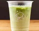 アイス抹茶ラテ Ice matcha latte(シロップ5㏄あり)（OMUSUBI CAFE）