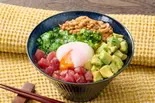 【栄養満点】アボカド納豆まぐろ丼 Avocado Natto ＆ Maguro Neba-Don（玄米＆腸活 健康ごはん お玄さんのねばとろ丼 川崎店）