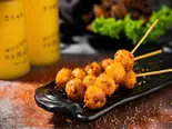 烤虾丸(3本)/焼きエビ団子(3本)（庄稼院）
