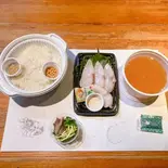 【冷】胡麻かんぱち茶漬け(ご飯220g)（寿司割烹山水）