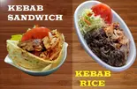 ミックスサンドイッチ+ライス Mix sandwich + rice（EFLIF KEBAB 白楽店）