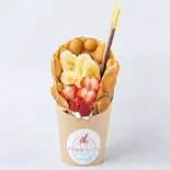 【当店人気No.2】Strawberry Bananaストロベリーバナナ（SUIPARA 道頓堀ワッフル）