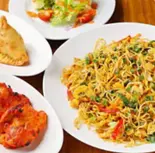 チョーミンセット Chow Mein Set（インド料理 ロータスビーキッチン 淡路店）