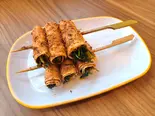 野菜巻き揚げ串(パクチー) 2本入り（稲香米線）