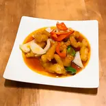 红醋鱼柳/白身魚の赤酢あんかけ(天山見・西北本場料理店・刀削麺(HalalaFood))
