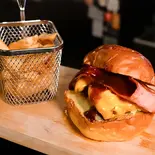 BBQベーコンチーズバーガー BBQ BACON CHEESE BURGER(Stickers)