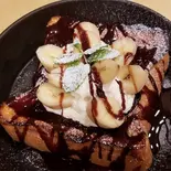 完熟バナナとチョコソースのもっちりフレンチ(ワンズハウス)