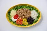 スパイシーポークサラダ Red Hot Carnitas Salad（フリホーレスブリトー＆サラダ 麻布十番）