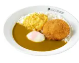 とろ～りたまフライカレー+半熟タマゴ+ハーフスクランブルエッグ（カレーハウスCoCo壱番屋 南区内谷店）