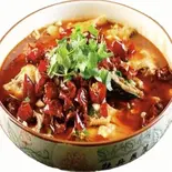 魚の薄切り四川風山椒辛子煮（中華料理 華景園）
