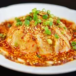 豚肉の旨辛ガーリックソース仕立て（四川料理 笹華）