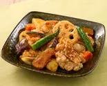 【単品】若鶏と彩り野菜の黒酢あん(若鶏4個)（ゆめあん食堂 調布駅北口店）