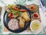 えび春巻き定食（Cafe Merry）