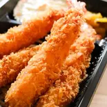 ブラックタイガー4尾エビフライ弁当（かぁちゃん弁当）