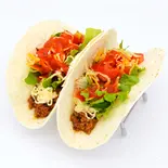 ホットタコス(2ピース)Spicy Tacos (2 pcs)（スムージー＆タコライス 農Cafe and Marche(農カフェアンドマルシェ)東新宿店）