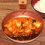 キムチかつ丼（元祖 変わりかつ丼・親子丼 祭太鼓 大阪駅前第2ビル店）