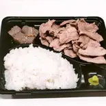 国産豚ロースわさび醤油定食(300g)（笑食）