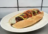 【NOSTARIC名物 UBARG HOT DOG】CHEESE UBARG HOT DOG チーズ うどんハンバーグホットドッグ（NOSTARIC(ノスタリック)）