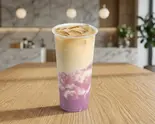 自家製タロ芋ミルク(Taro Milk)（CatCha·夕ピ才力·芋園·麻辣湯·ChaDo）