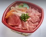 づけサーモンマグロネギトロ丼(丼丸武蔵新城店)