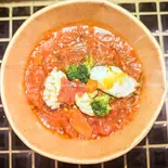 【麻辣湯の栄養進化】麻辣トマト+塩麹鶏beji春雨（カリフラワーと食物繊維の魔法）